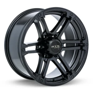 RTX Wheels – Slate – Black – 17″x8″ 12mm – All weather Wheels – 081811